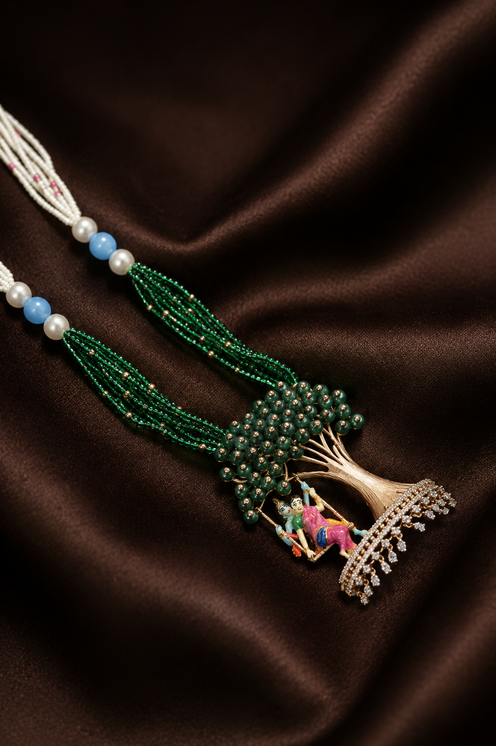 Maniramji Italian temple jewellery fusion piece