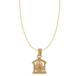 Ganpati Gold Pendant Design-CP2927