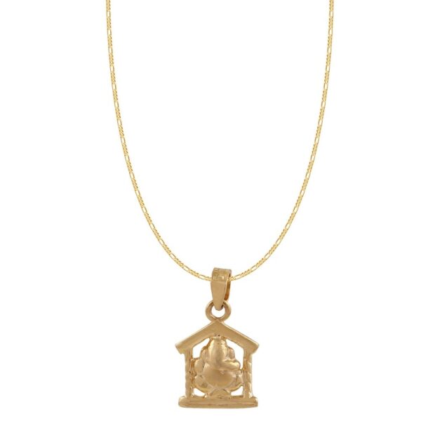Ganpati Gold Pendant Design-CP2927