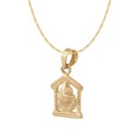 Ganpati Gold Pendant Design-CP2927 - Image 3