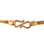 Glossy Finish Flat Links Gold Chain - CH3420 - Image 4