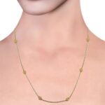 Glossy Diamond Cut Gold Ball Box Chain - CH2939 - Image 2
