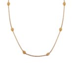 Glossy Diamond Cut Gold Ball Box Chain - CH2939 - Image 3
