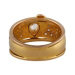 Glittering Flush Prong Set Cluster Round With Pear Cut Diamond Ring - DR123 - Image 5