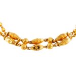 Glossy Diamond Cut Gold Bead Bracelet - BBR17 - Image 3