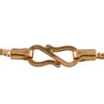 Glossy Embossed Gold Ball Flat Chain - CH3357 - Image 2