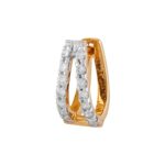 Sparkling Cluster Diamond Bali Earring - DTP170 - Image 2