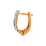 Sparkling Cluster Diamond Bali Earring - DTP170 - Image 3