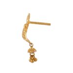 Tradition Design Gold Beads Embossed Earring - TP7993 - Image 2