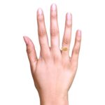 Glossy Finish Knot Floral Gold Ring - LR4718 - Image 5