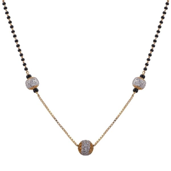 22kt Gold Balls Mangalsutra-MS1840