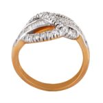 Glittering Channel Pave Set Baguette With Round Cluster Diamond Ring - DR204 - Image 3