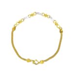 Delicate yellow gold 22k bracelet- BRB0038