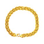 Traditional Yellow Gold 22kt Link Bracelet For Him- BRB00159