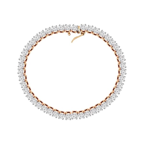 Sparkling rose gold 18k Diamond tennis bracelet- DBG0011