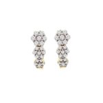 Stunning cluster casual wear 22kt yellow gold Cz Bali- FBL0006