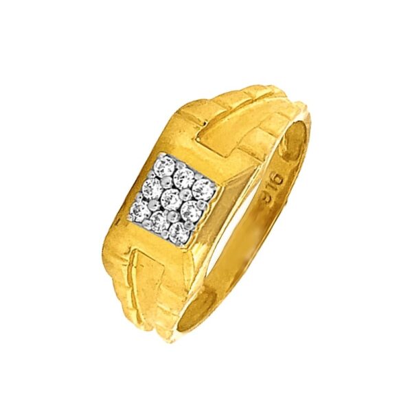 Party wear gold deals ring designs