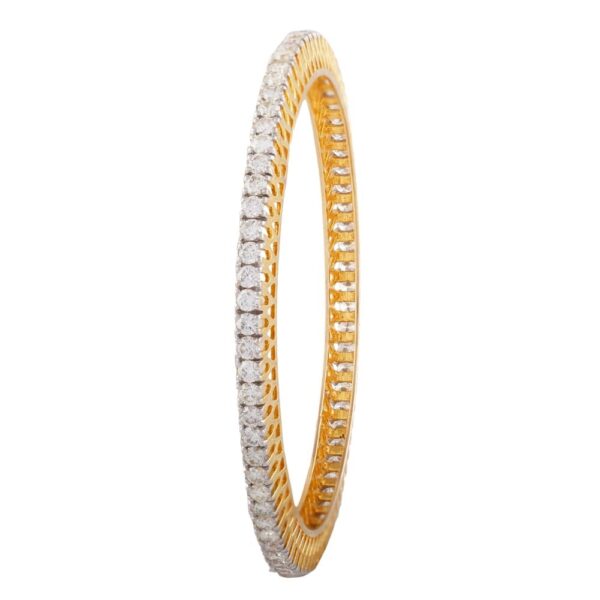 Glittering Pacheli Design Eternity Diamond Bangle- DBG19