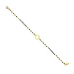 Unique fancy yellow gold 22k Mangalsutra bracelet- MNS0007
