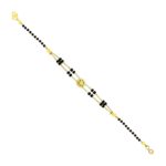 Stunning fancy yellow gold 22kt Mangalsutra bracelet- MNS0010