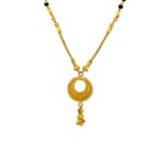 Ceremonial traditional yellow gold 22kt mangalsutra- MNS0289