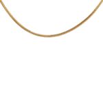 Glossy Box Flat Links Gold Chain - CH3413