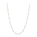 Fancy Yellow Gold 22kt Bead Chain- CHA0413